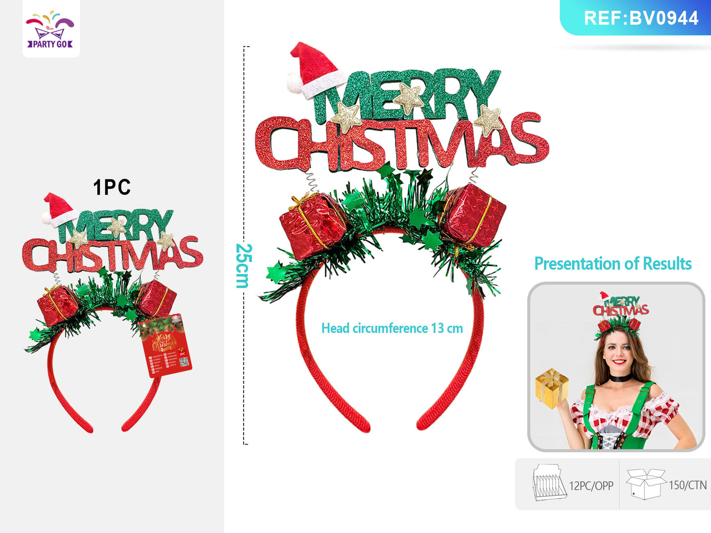 Christmas Headband 1pc - Dana & Dekor