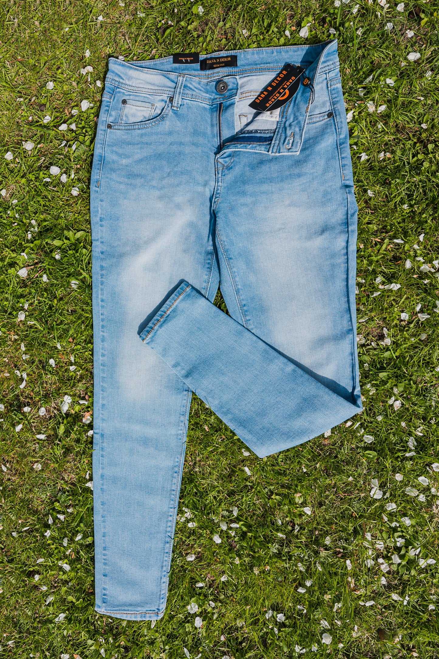 Black, Light Blue, Dark Blue high-stretch comfy jeans for men - Dana & Dekor