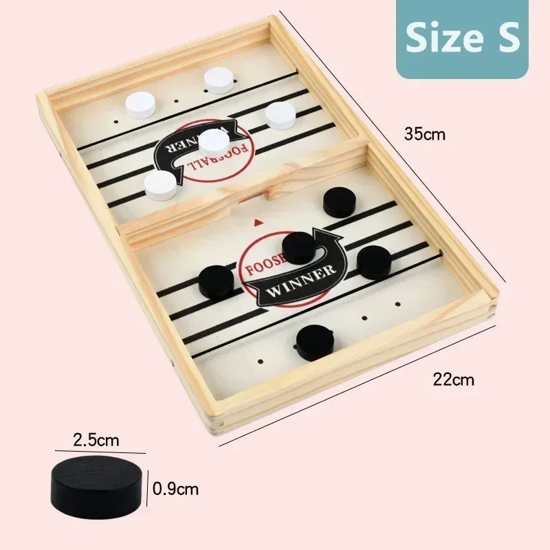 Foosball Winner Games Table Hockey Game Catapult Chess Parent-child Interactive Toy Fast Sling Puck Board Game Toys For Children - Dana & Dekor