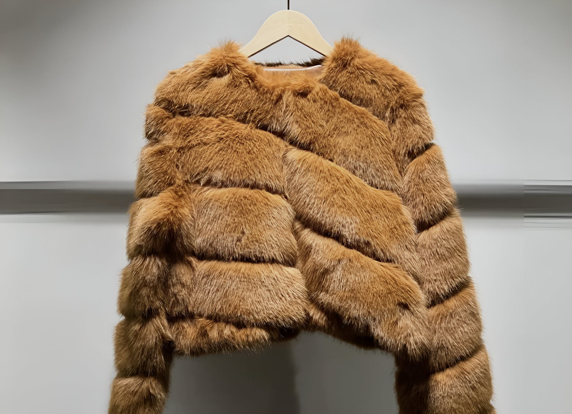 Paula Short Faux Fur Jacket - Dana & Dekor 