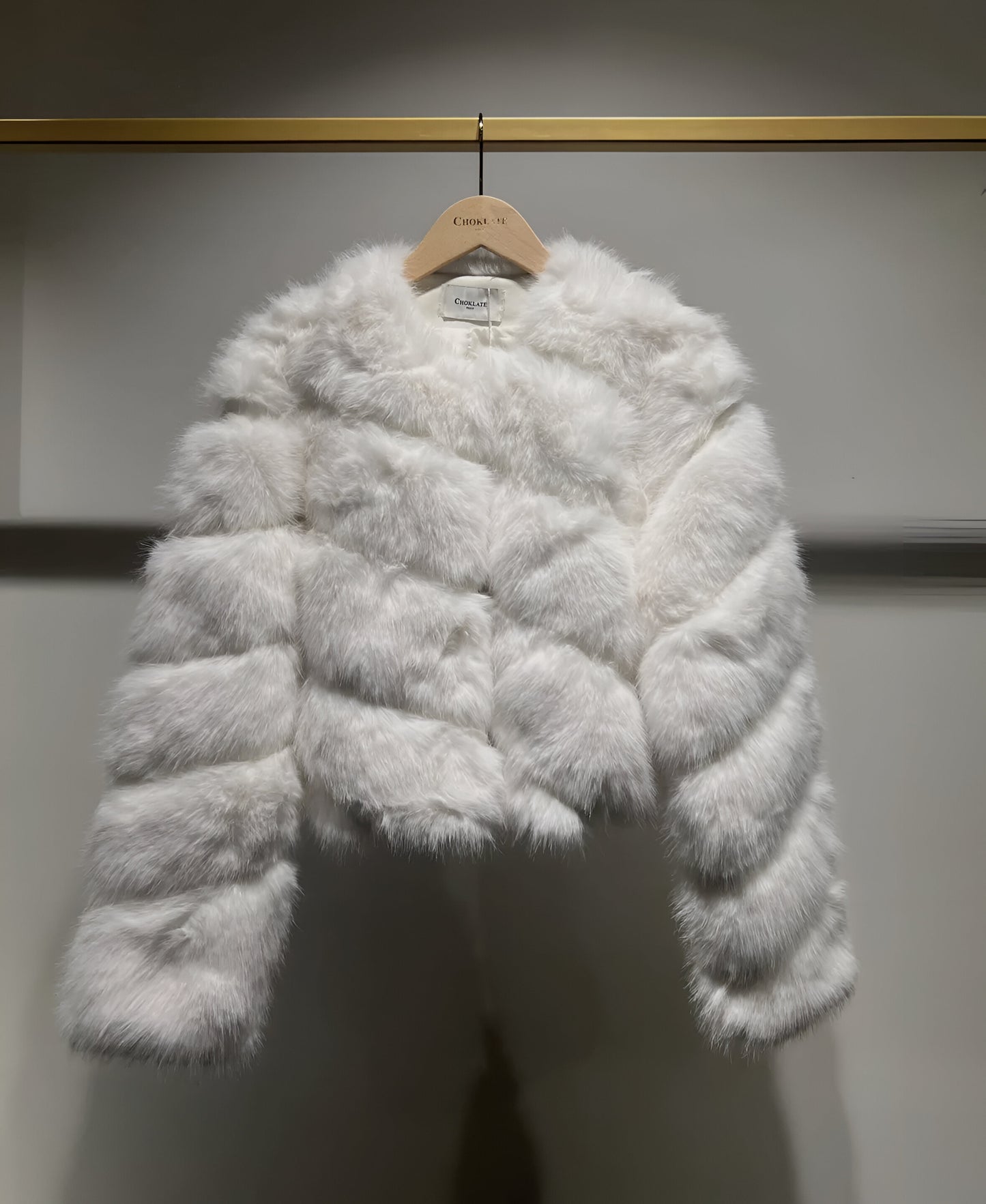 Paula Short Faux Fur Jacket - Dana & Dekor 