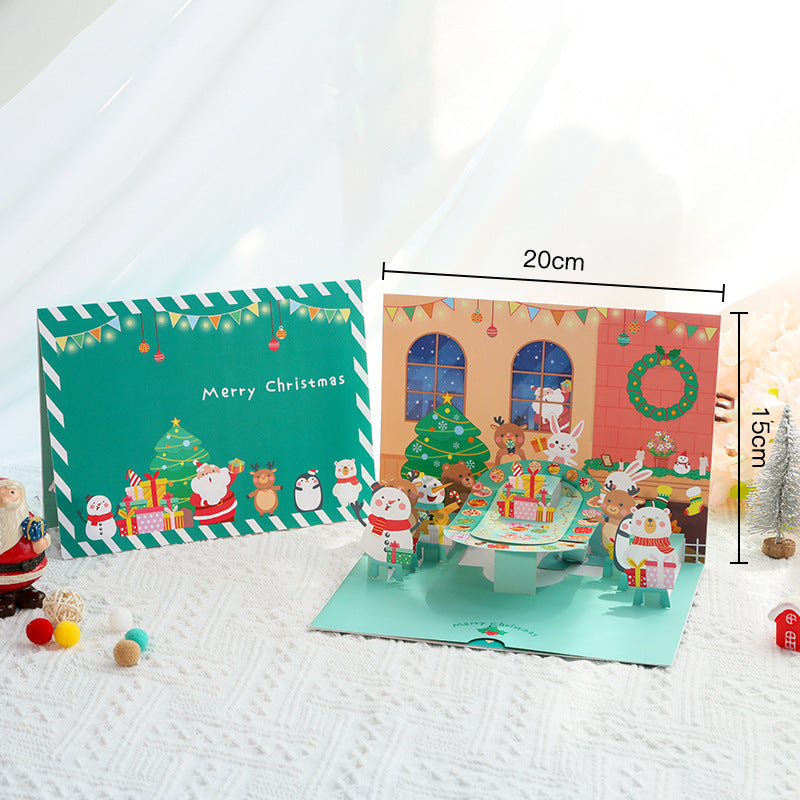 3D Christmas Greeting Card Creative Gift - Dana & Dekor 