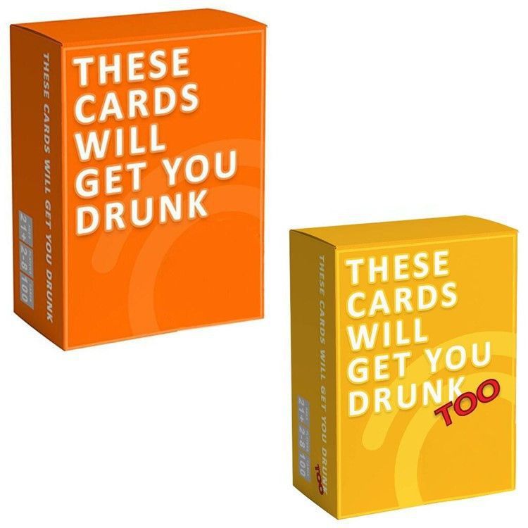 Party Drunken Board Game Card