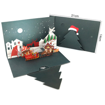 3D Christmas Greeting Card Creative Gift - Dana & Dekor 