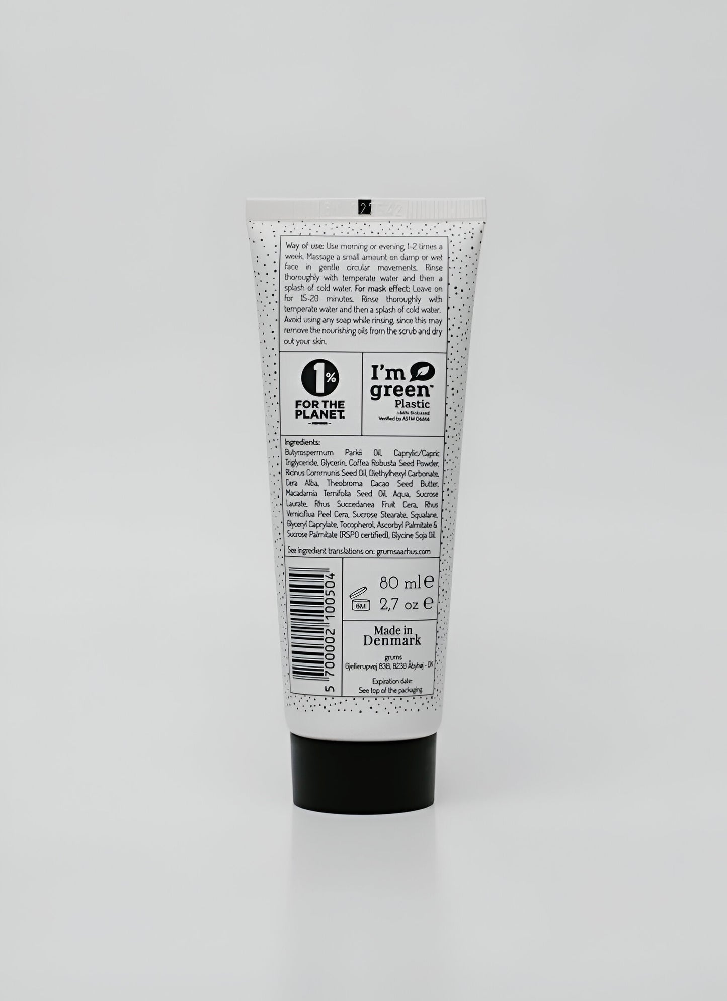 2-in-1 Raw Espresso Face Scrub + Mask with Coffee Grounds - Dana & Dekor 