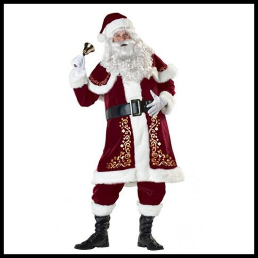 Bar Christmas Costume Adult Men and Women Santa Christmas Costume Christmas Costume - Dana & Dekor 