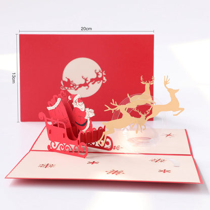 3D Christmas Greeting Card Creative Gift - Dana & Dekor 