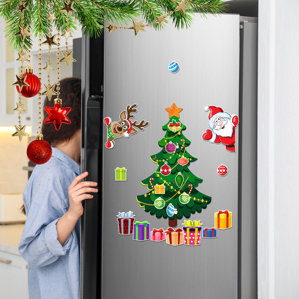 Christmas Decoration Refrigerator Sticker Set - Dana & Dekor 