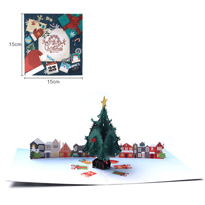 3D Christmas Greeting Card Creative Gift - Dana & Dekor 