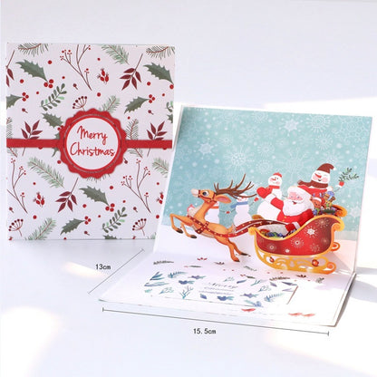 3D Christmas Greeting Card Creative Gift - Dana & Dekor 