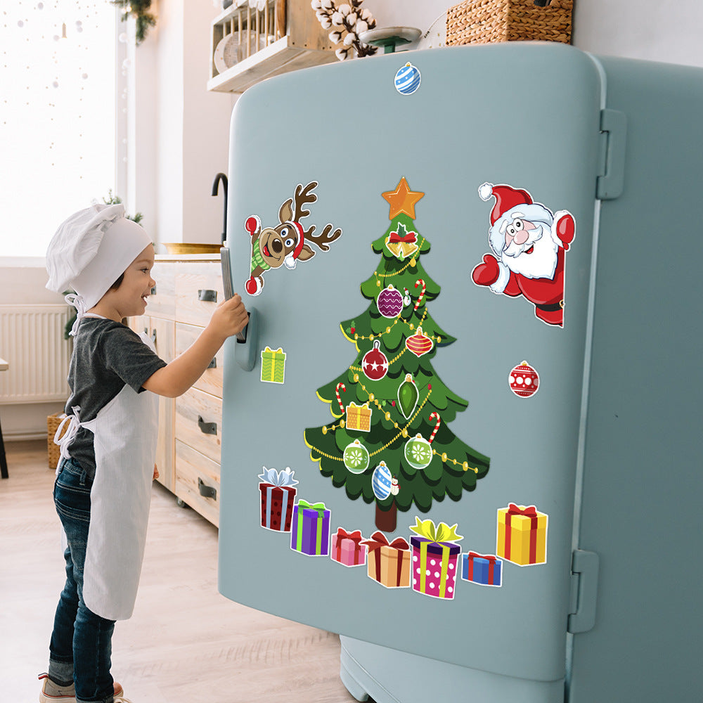 Christmas Decoration Refrigerator Sticker Set - Dana & Dekor 