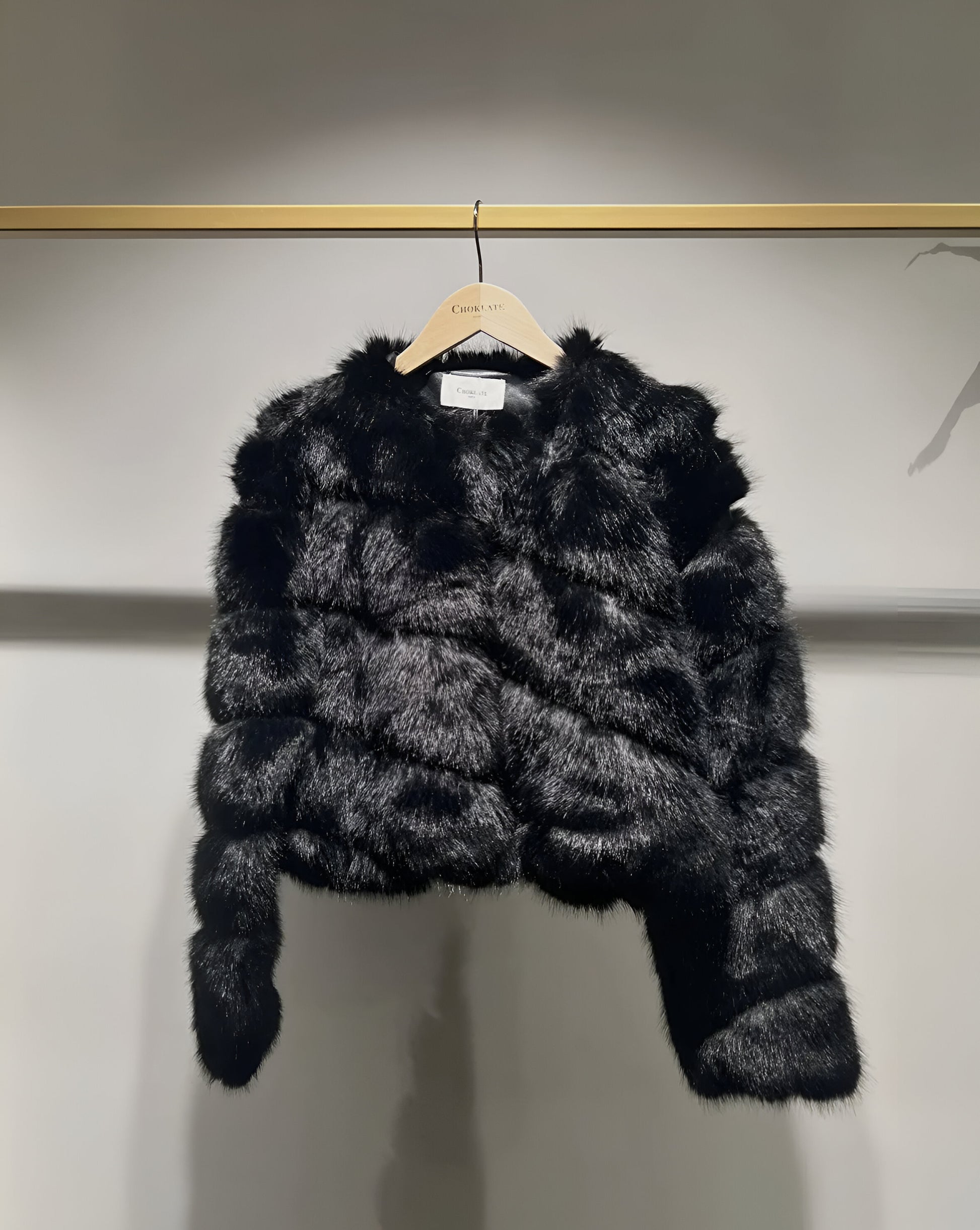 Paula Short Faux Fur Jacket - Dana & Dekor 