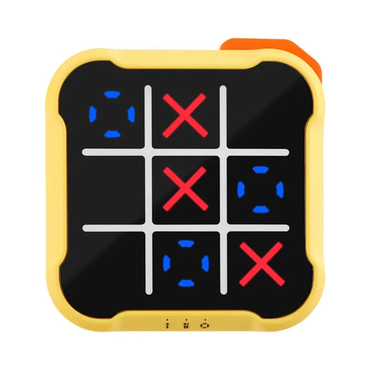 Tic Tac Toe Game Children Electronic Toys Noughts and Crosses Game Memory Training Infinite Portable Travel Games for Kids Adult - Dana & Dekor 