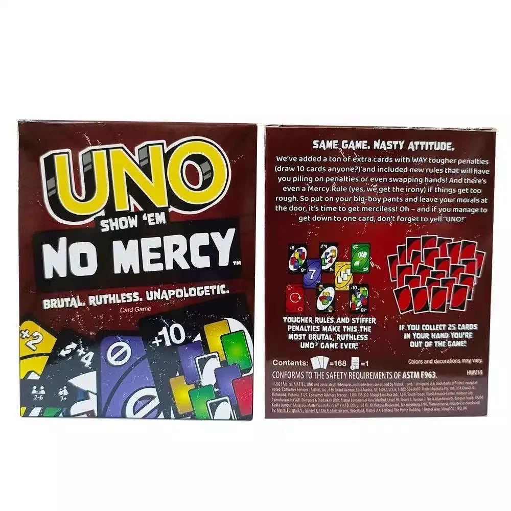 hot Board Games UNO Pokemon Cards Table Uno No mercy GameMultiplayer Family Party Boardgame Funny UNO Card Children Toys Poker - Dana & Dekor 