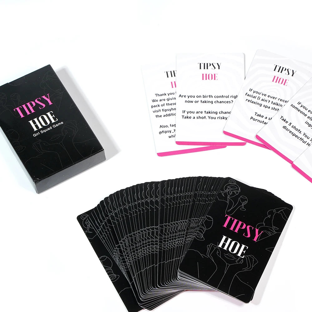 Tipsyhoe Girl's Night Game Ladies Night Game for Party Bachelorette Parties and Bridal Shower Game Drinking Games Tipsy Hoe - Dana & Dekor 