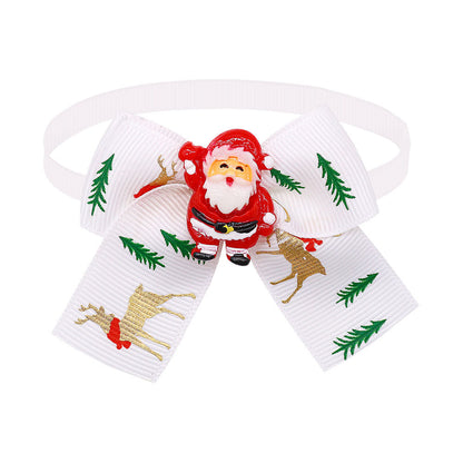 Christmas Doll Pet Dog Cat Bow Tie Accessories Tree Decoration - Dana & Dekor 