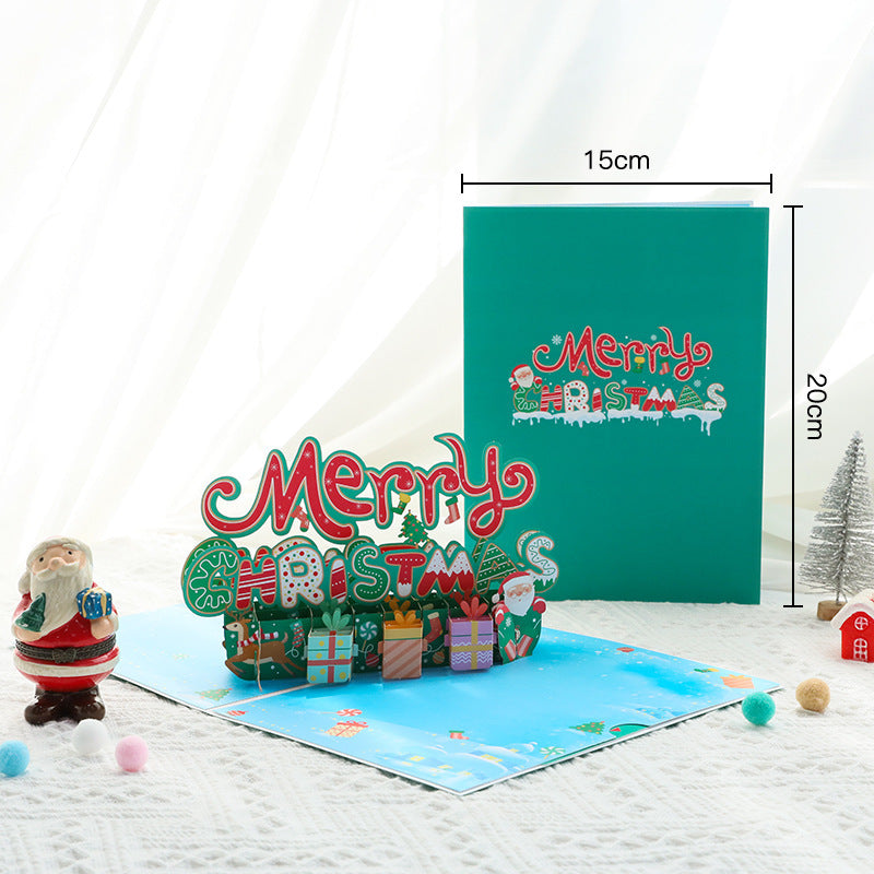 3D Christmas Greeting Card Creative Gift - Dana & Dekor 