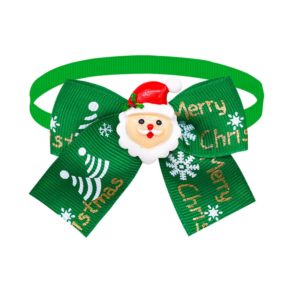 Christmas Doll Pet Dog Cat Bow Tie Accessories Tree Decoration - Dana & Dekor 