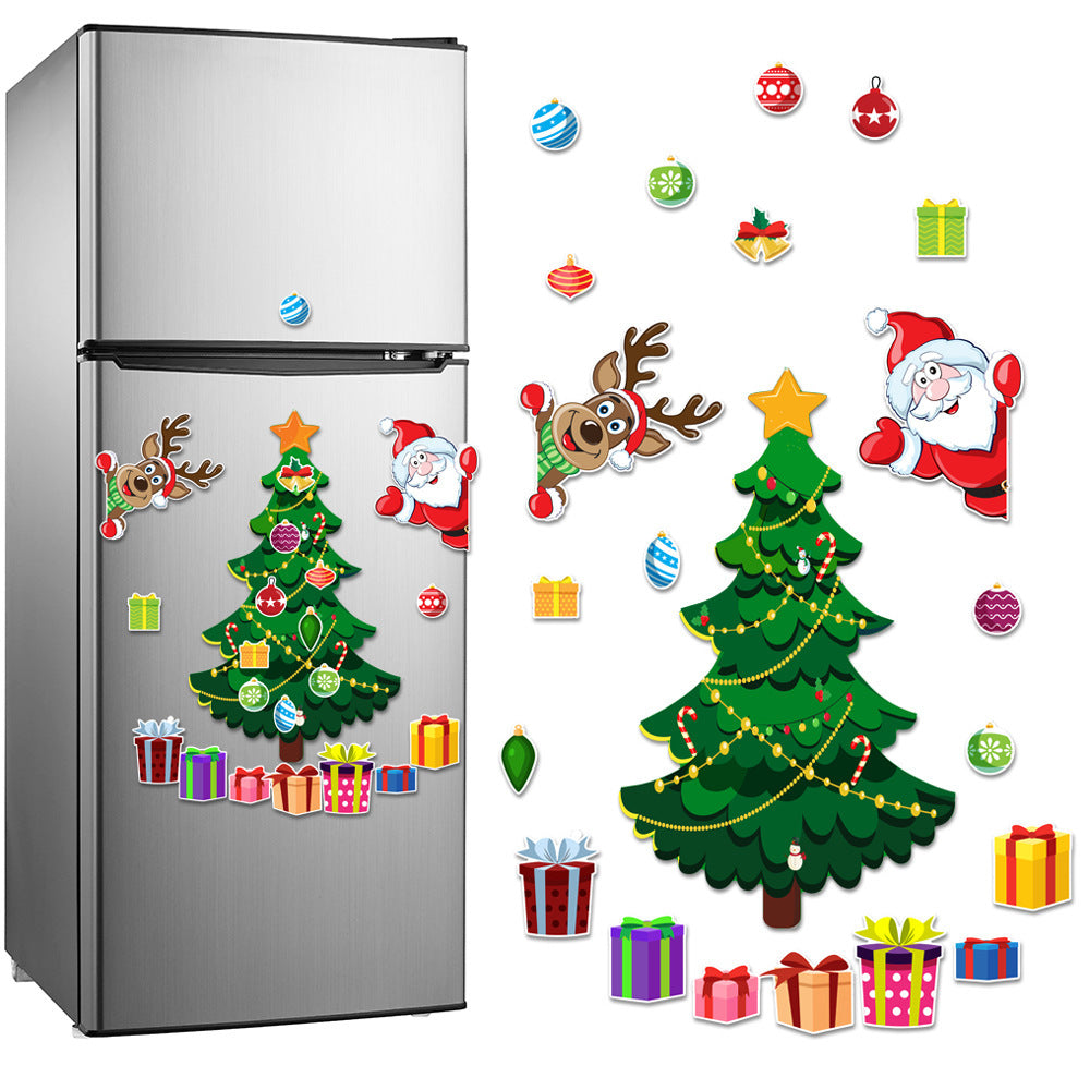 Christmas Decoration Refrigerator Sticker Set - Dana & Dekor 