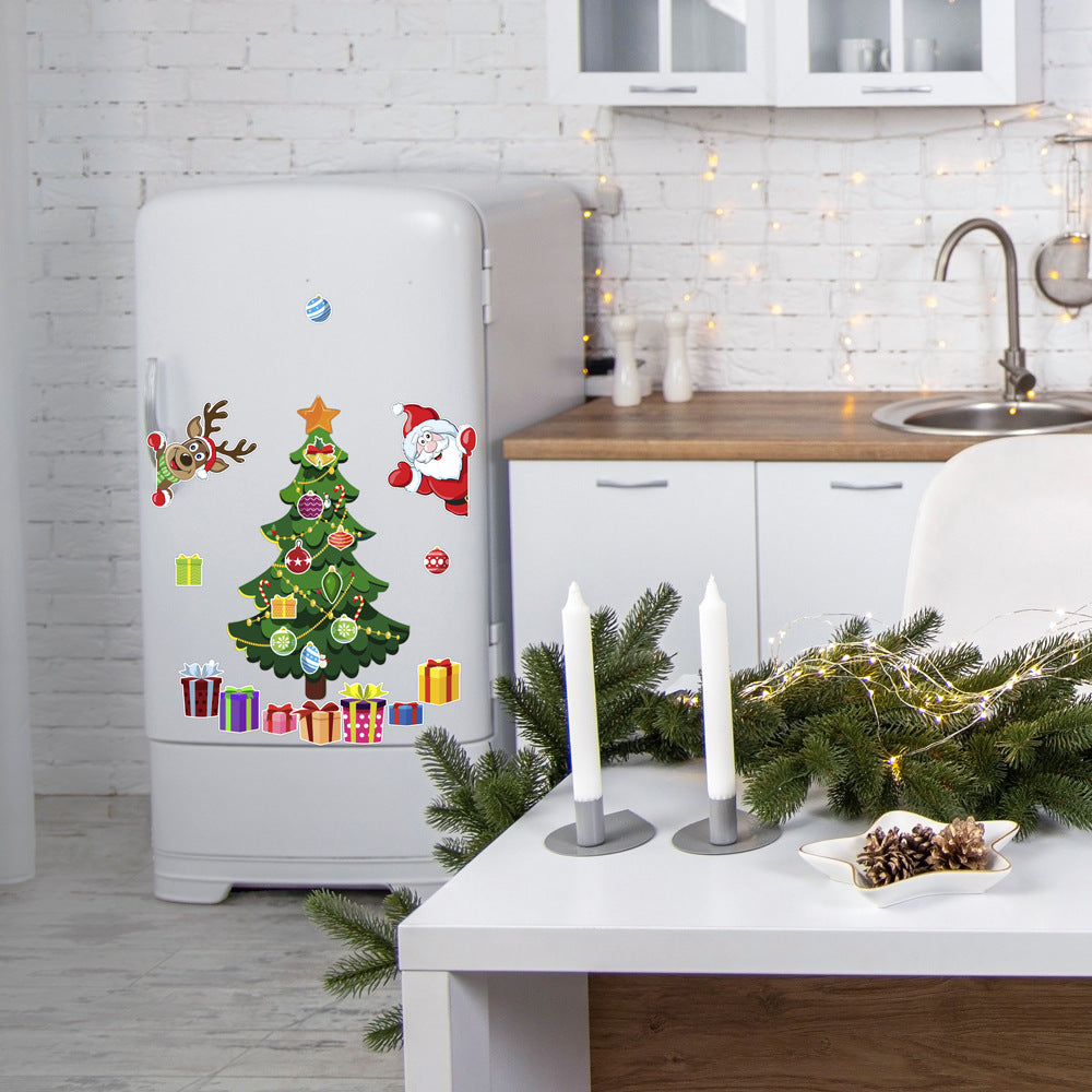 Christmas Decoration Refrigerator Sticker Set - Dana & Dekor 